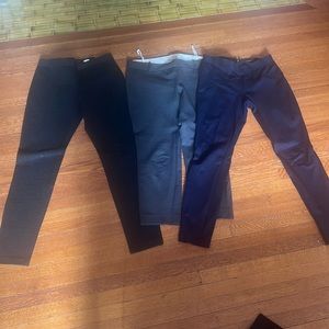 Three pair of skinny j crew pants